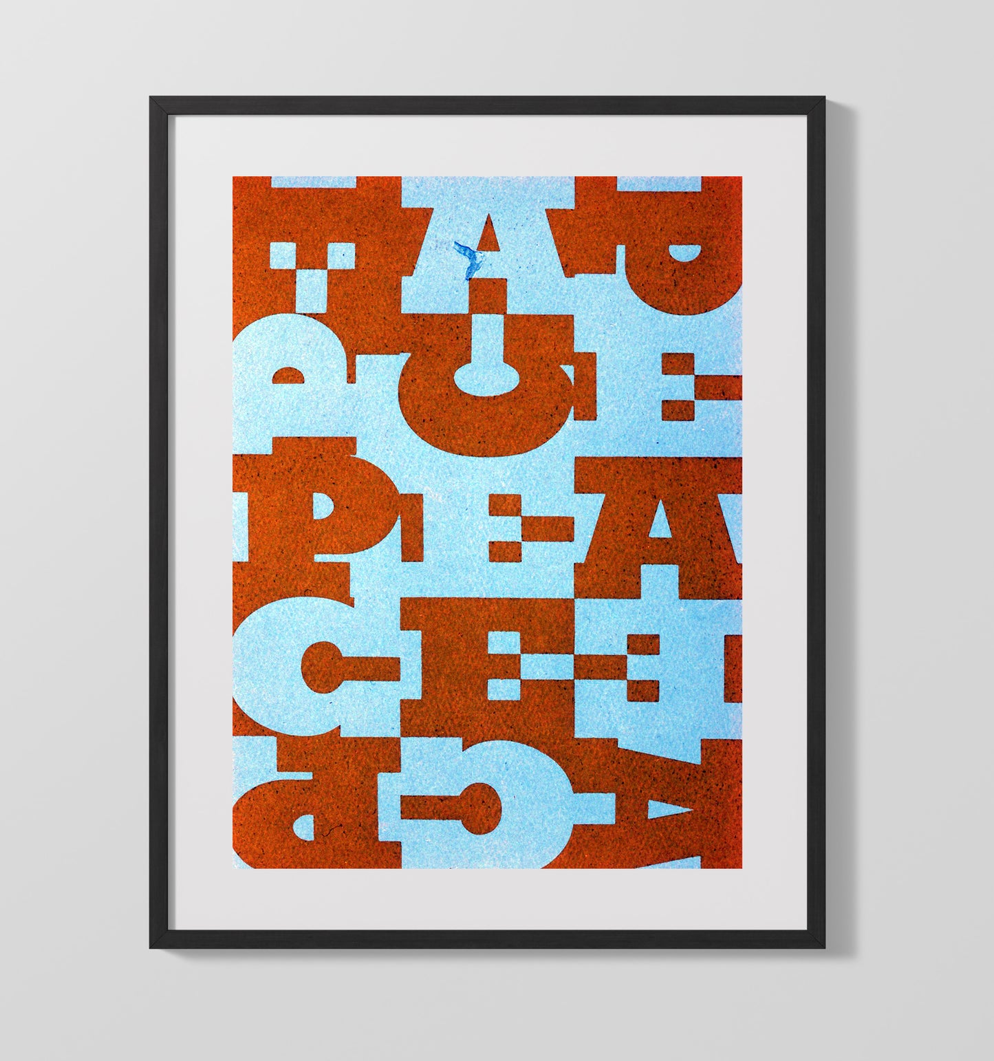 Peace Puzzle Counter Culture Wall Art 16x20 Gallery Frame wall art print