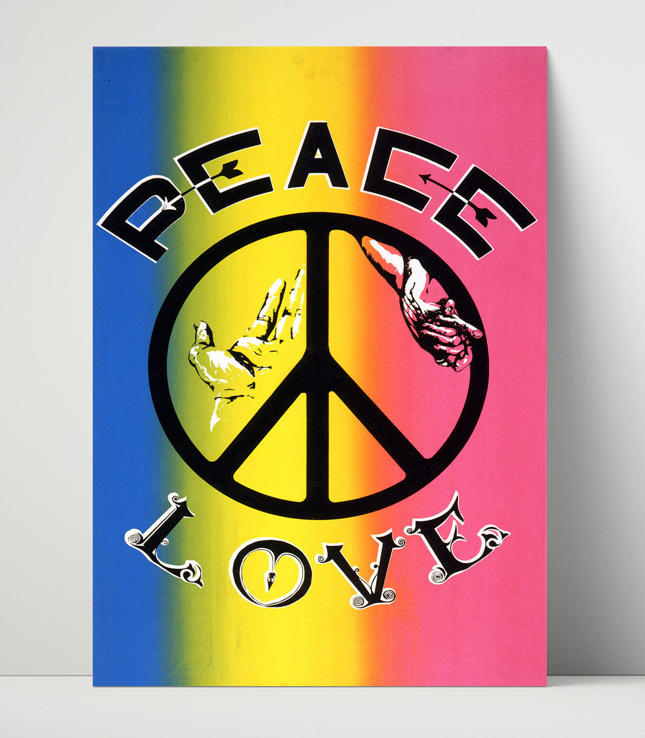 Peace and Love Counter Culture Wall Art 16x20 Unframed Print wall art print