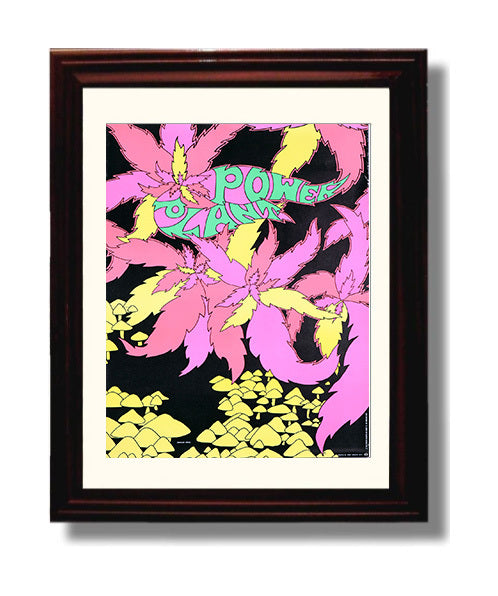 Power Plant - 20x30 Counter Culture Wall Art 8x10 Beveled Frame wall art print