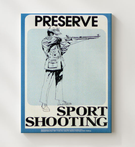 Preserve Sport Shooting 8x10 Canvas counterculture wall art