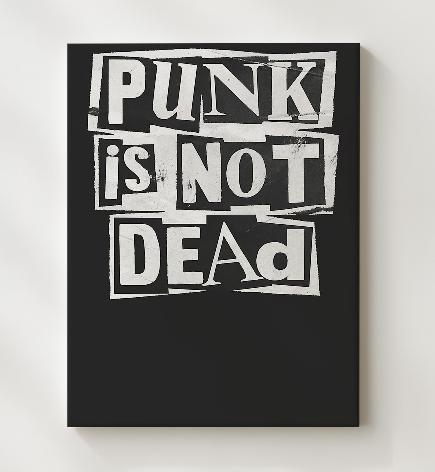 Punk Is Not Dead Counter Culture Wall Art 20x24 Canvas wall art print