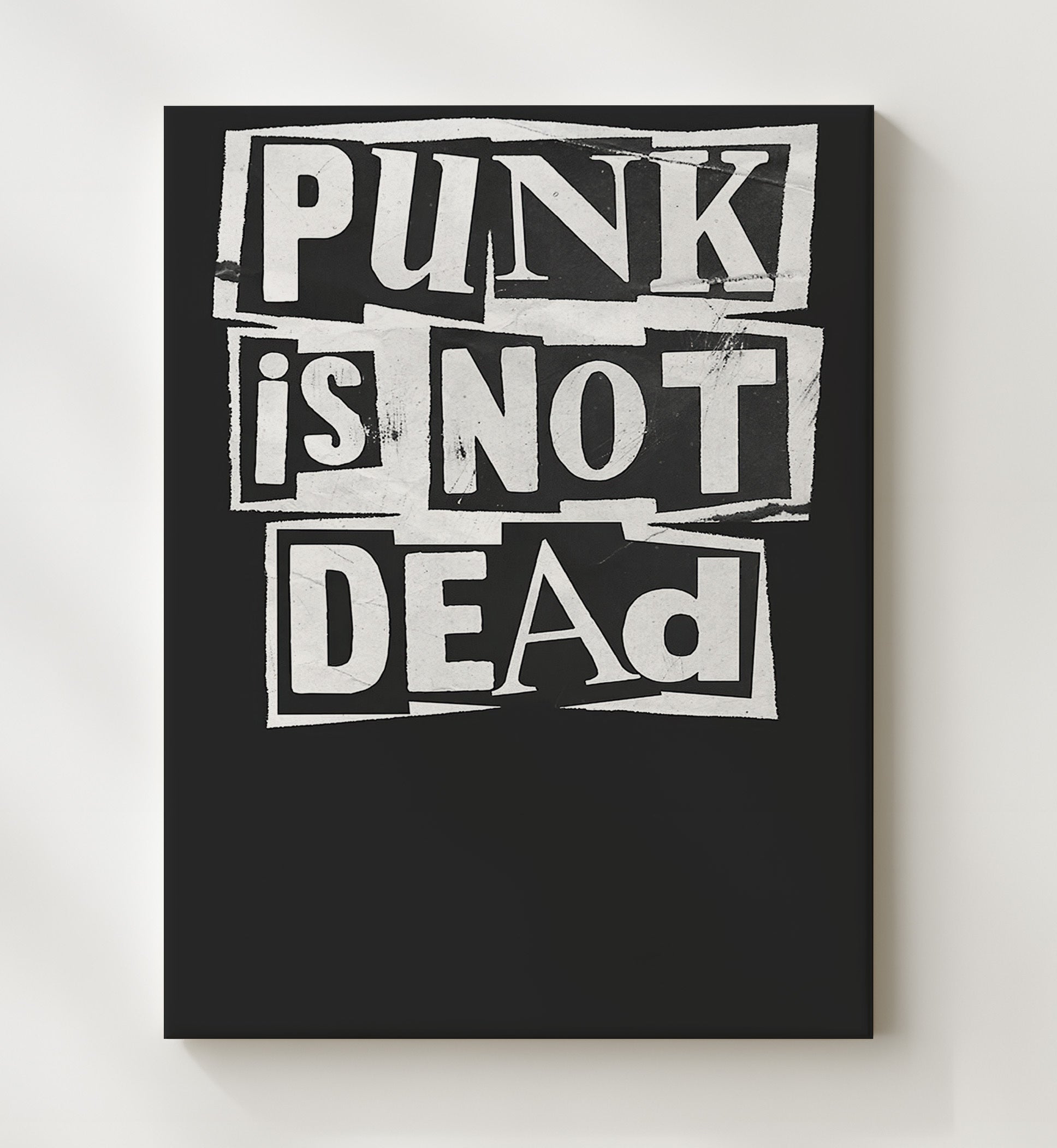 Punk Is Not Dead Counter Culture Wall Art 20x24 Canvas wall art print