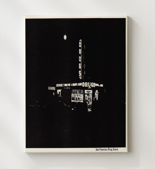 San Francisco Drug Scene 8x10 Canvas counterculture wall art