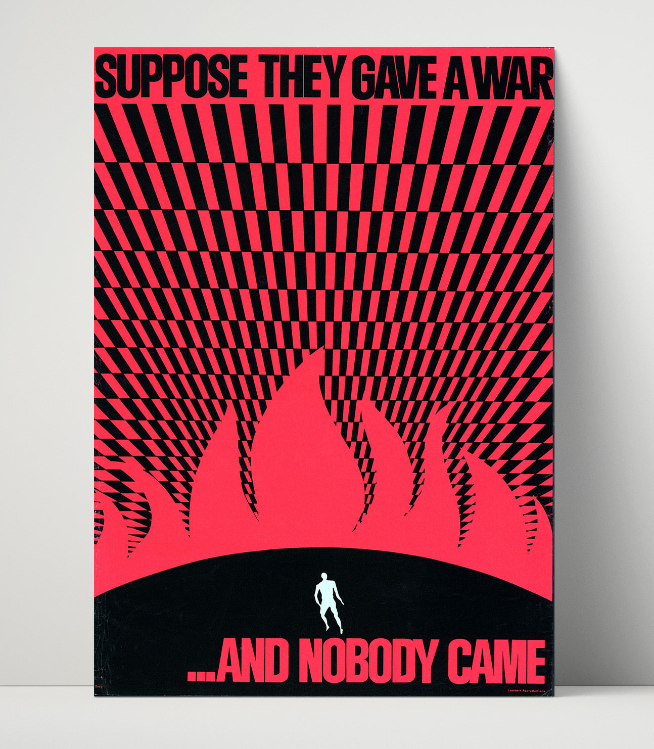 Suppose They Gave a War and Nobody Came Counter Culture Wall Art 16x20 Unframed Print wall art print