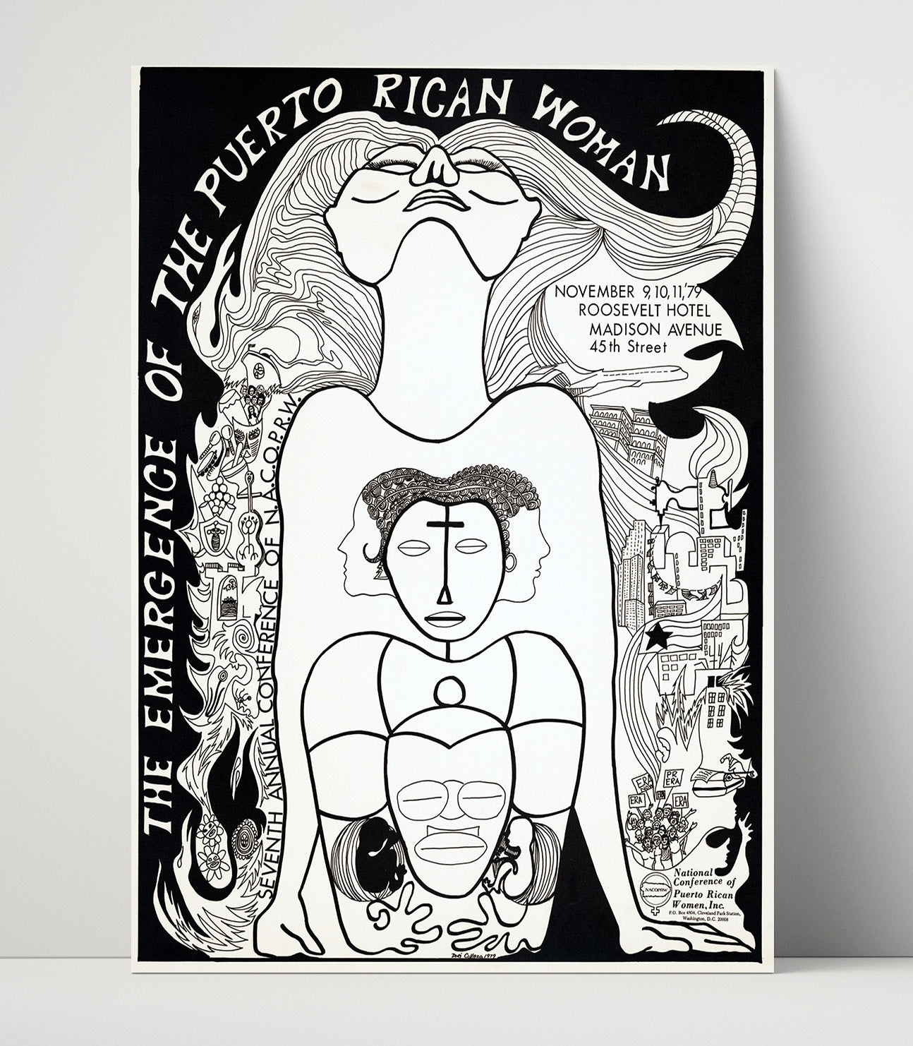 The Emergence of the Puerto Rican Woman Counter Culture Wall Art 16x20 Unframed Print wall art print
