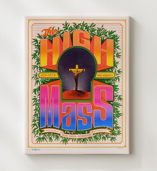 The High Mass 8x10 Canvas counterculture wall art