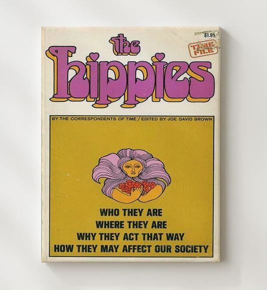 The Hippies 8x10 Canvas counterculture wall art