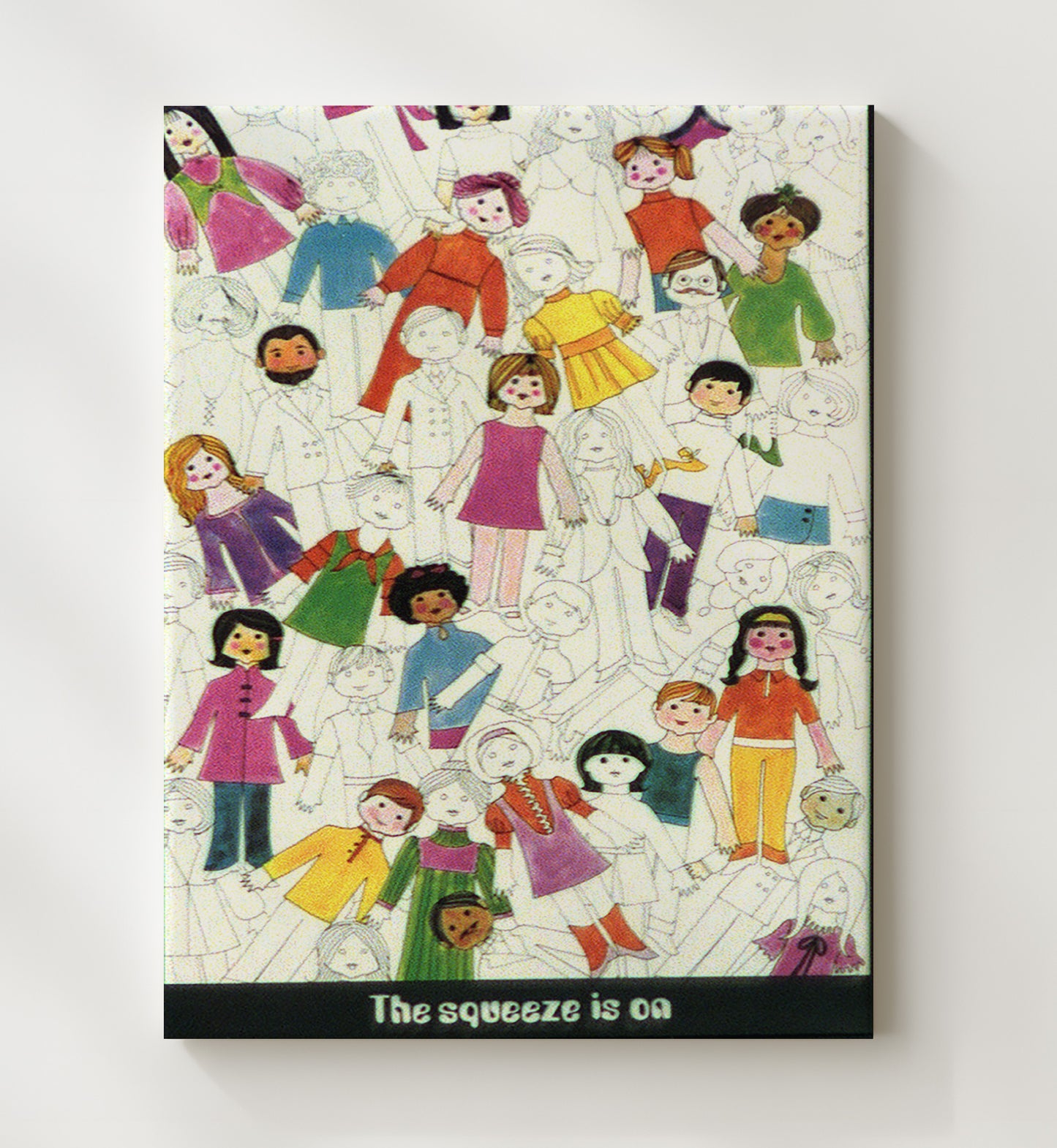 The Squeeze Is on Counter Culture Wall Art 20x24 Canvas wall art print
