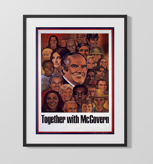 Together with McGovern - Counterculture - 16x20 Gallery Frame
