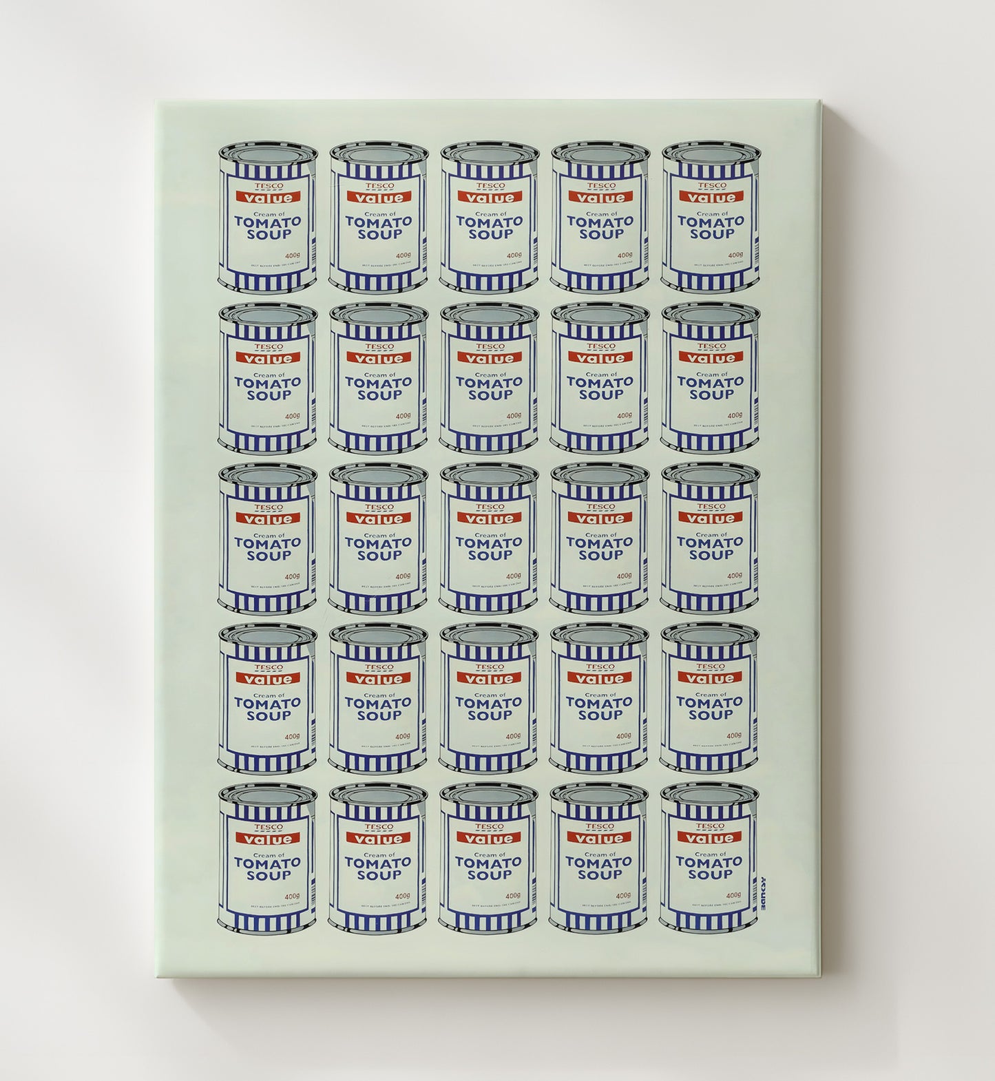Tomato Soup Cans Counter Culture Wall Art 20x24 Canvas wall art print
