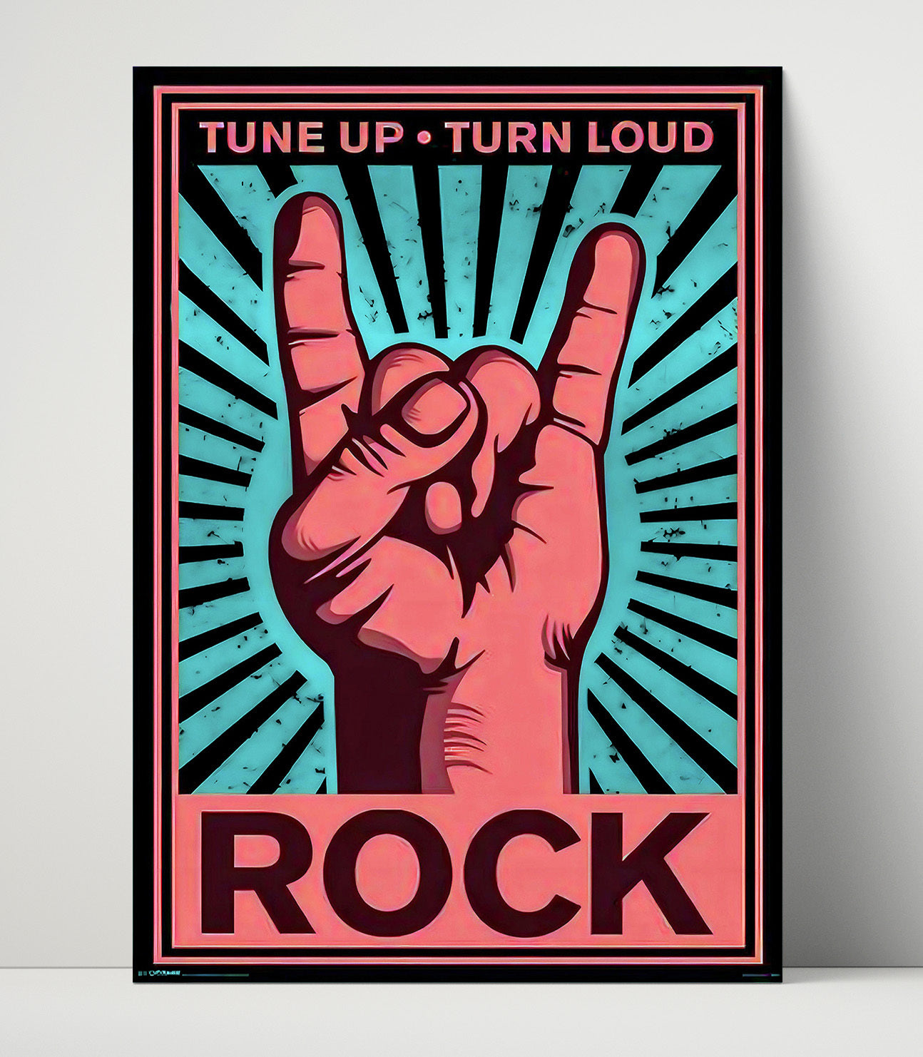 Tune Up Turn Loud Rock Counter Culture Wall Art 16x20 Unframed Print wall art print
