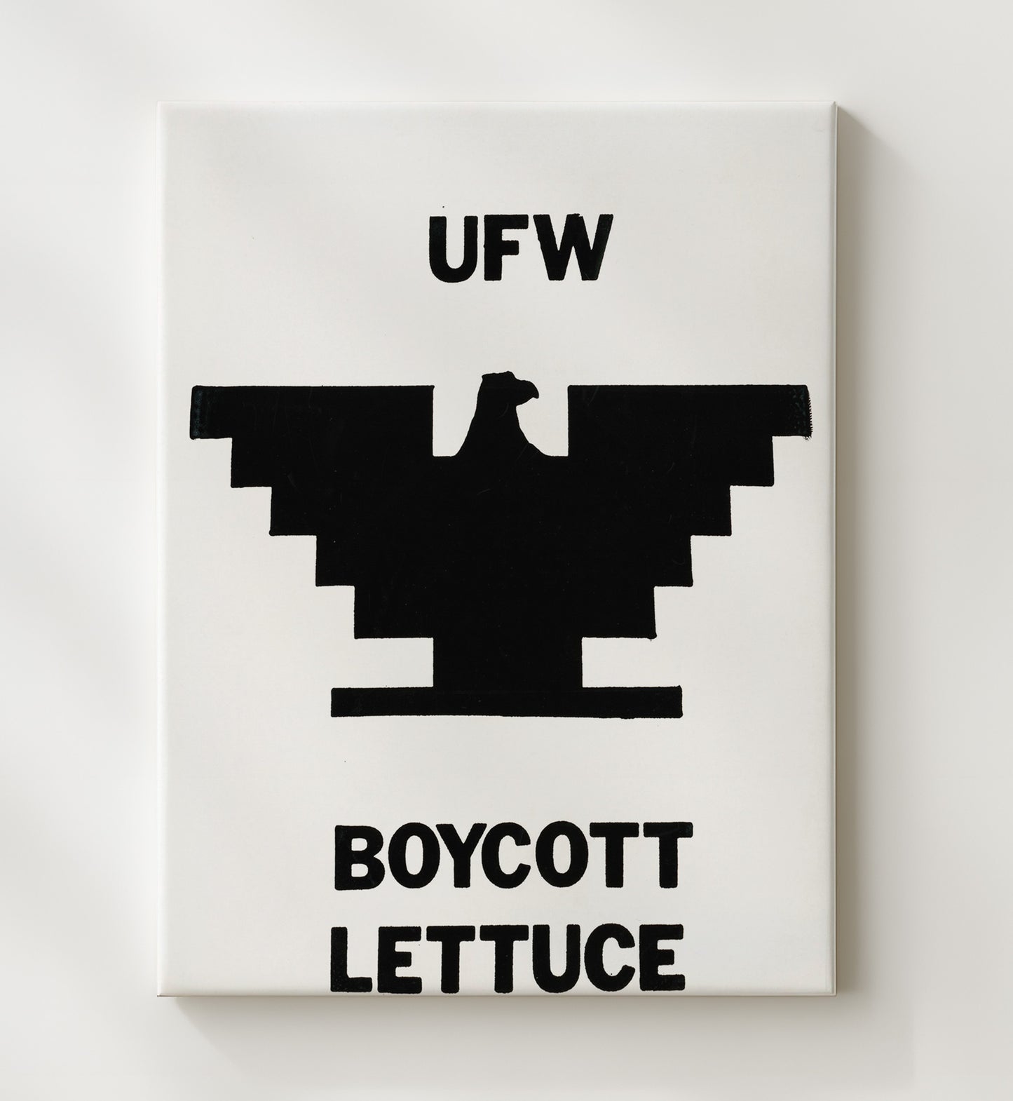 Ufw Boycott Lettuce Counter Culture Wall Art 20x24 Canvas wall art print