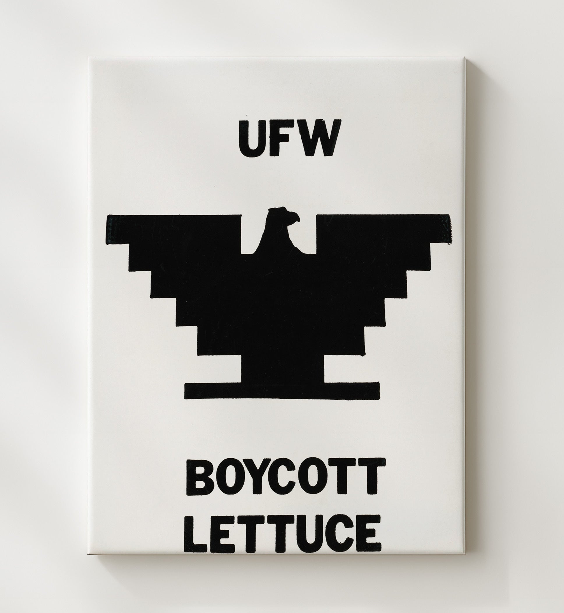 Ufw Boycott Lettuce Counter Culture Wall Art 20x24 Canvas wall art print