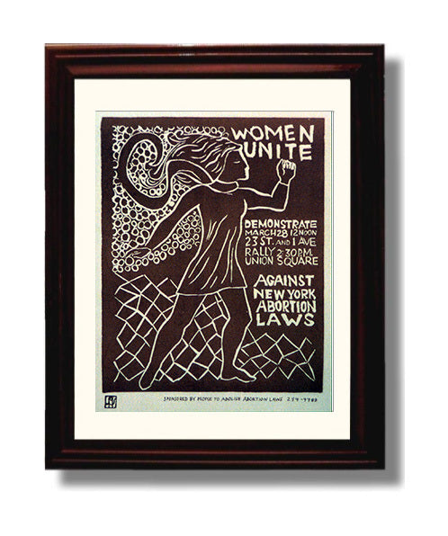 Women Unite Counter Culture Wall Art 8x10 Beveled Frame wall art print
