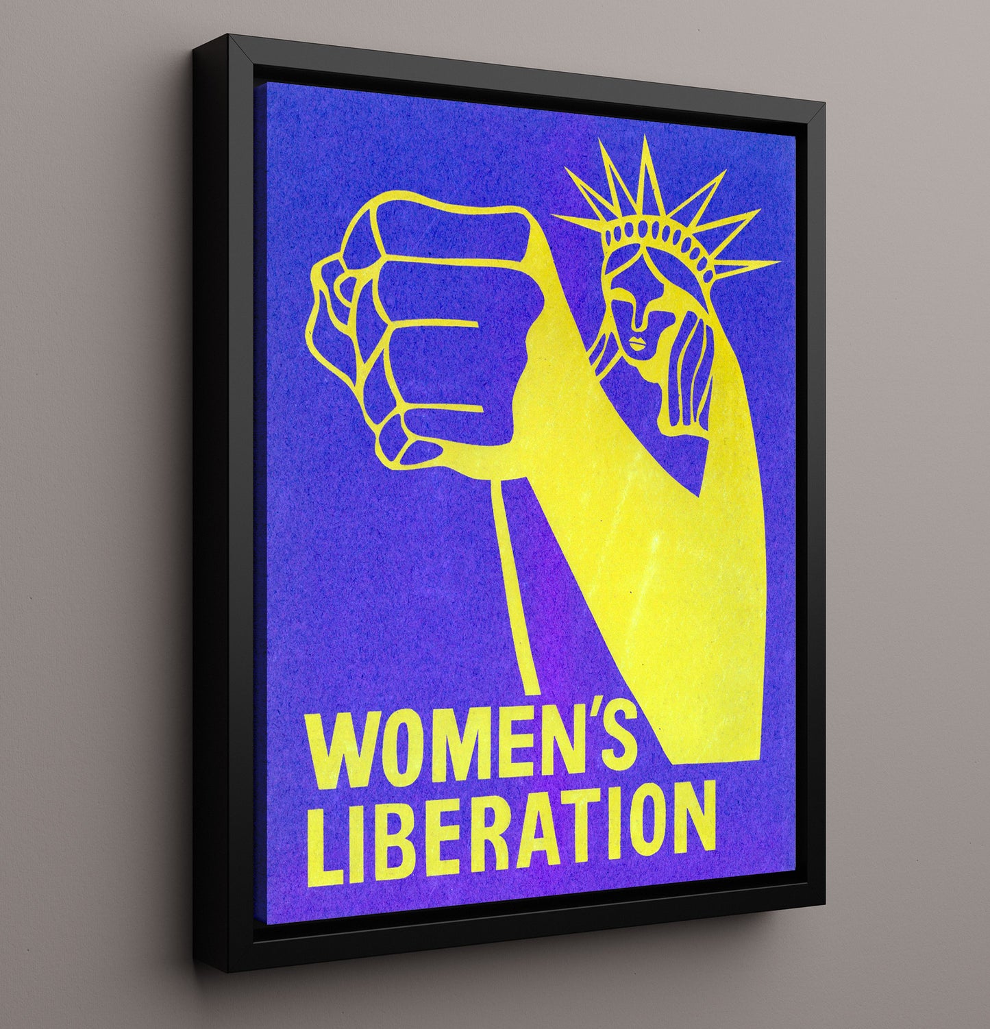 Womens Liberation Counter Culture Wall Art 16x20 Framed Canvas wall art print