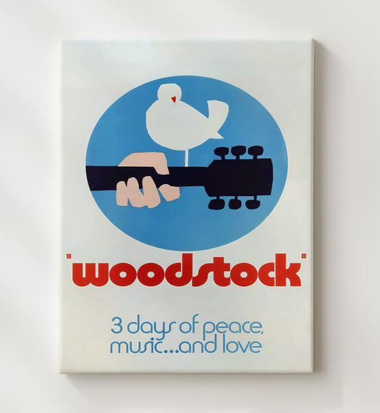 Woodstock 8x10 Canvas counterculture wall art