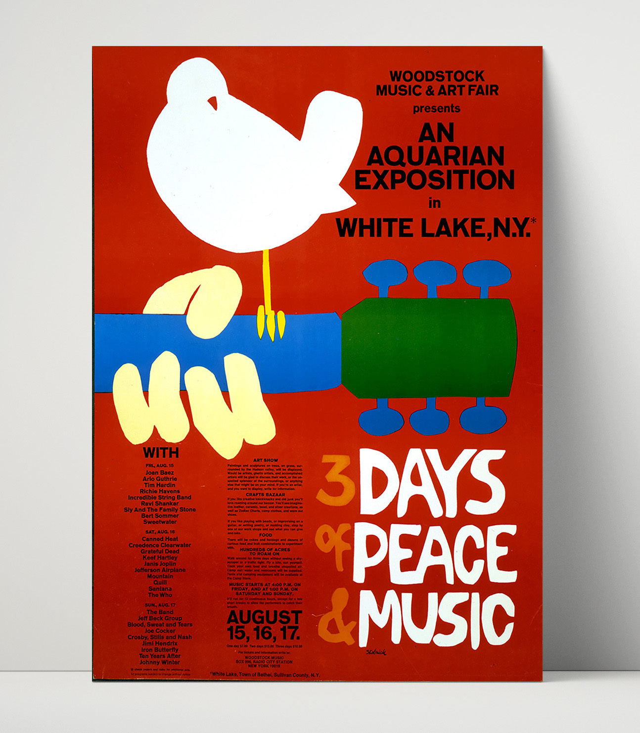 Woodstock (2) Counter Culture Wall Art 16x20 Unframed Print wall art print