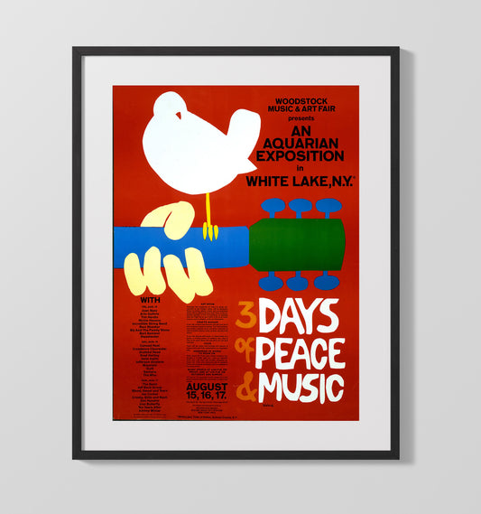 Woodstock No. 2 - Counterculture - 16x20 Gallery Frame