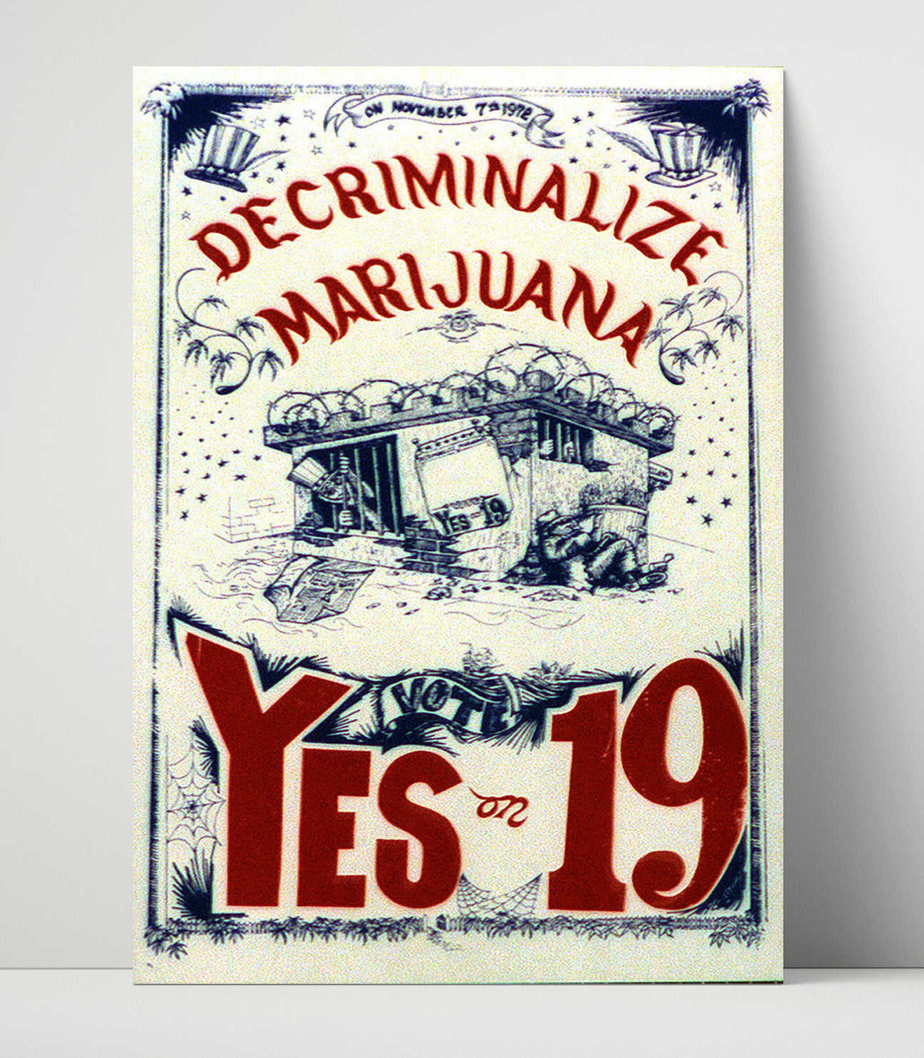 Yes on 19 Counter Culture Wall Art 16x20 Unframed Print wall art print