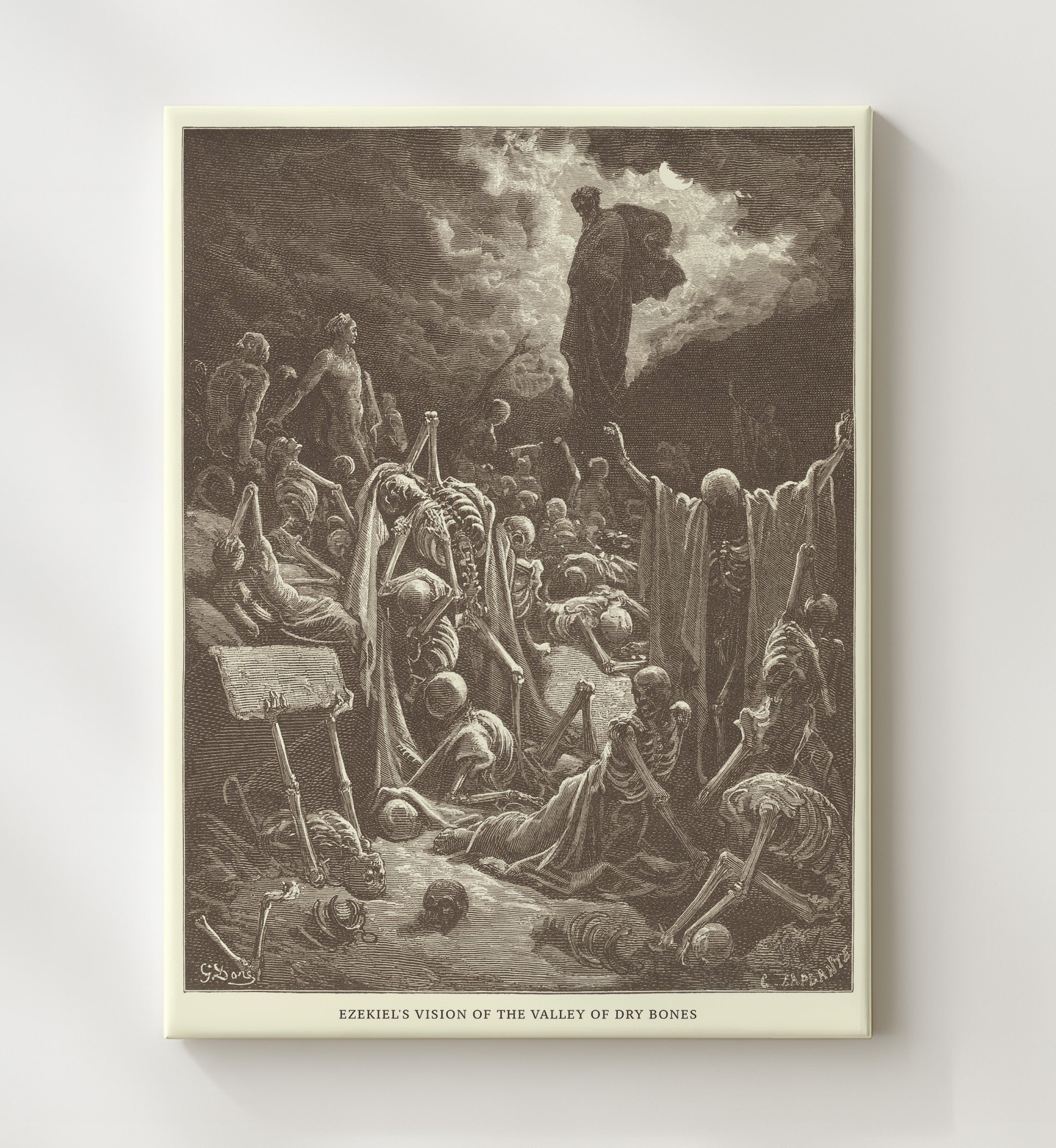 Baruch Jeremiah 32 Dore Bible Illustration Wall Art 20x24 Canvas wall art print