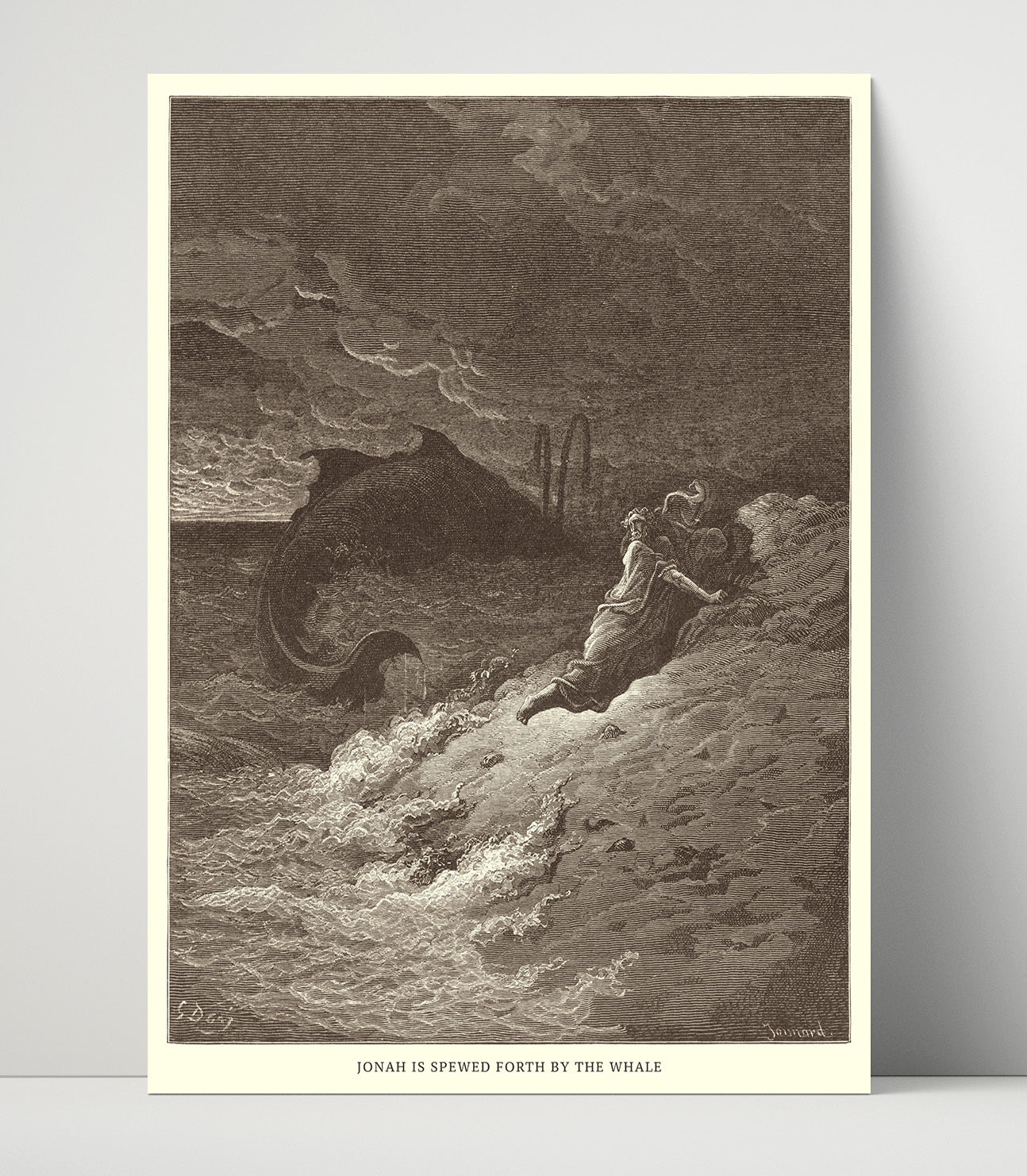 Daniel Confounds the Priests of Bel Daniel 14 Dore Bible Illustration Wall Art 16x20 Unframed Print wall art print