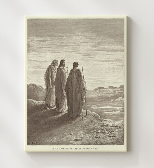 Darkness at the Crucifixion Matthew 27:45 by Gustave Doré 8x10 Canvas Bible illustration wall art
