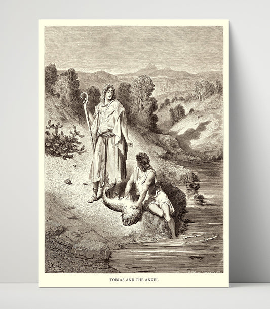 Ezra Reads the Law to the People - Nehemiah 8:1-8 - Doré - 16x20 Unframed Print