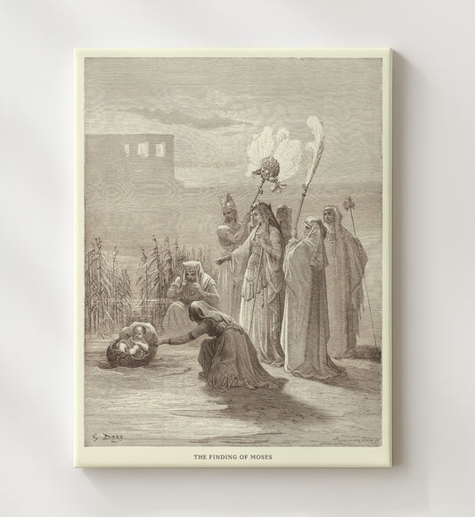 Jacob Goes to Egypt Genesis 46:1-7 by Gustave Doré 8x10 Canvas Bible illustration wall art