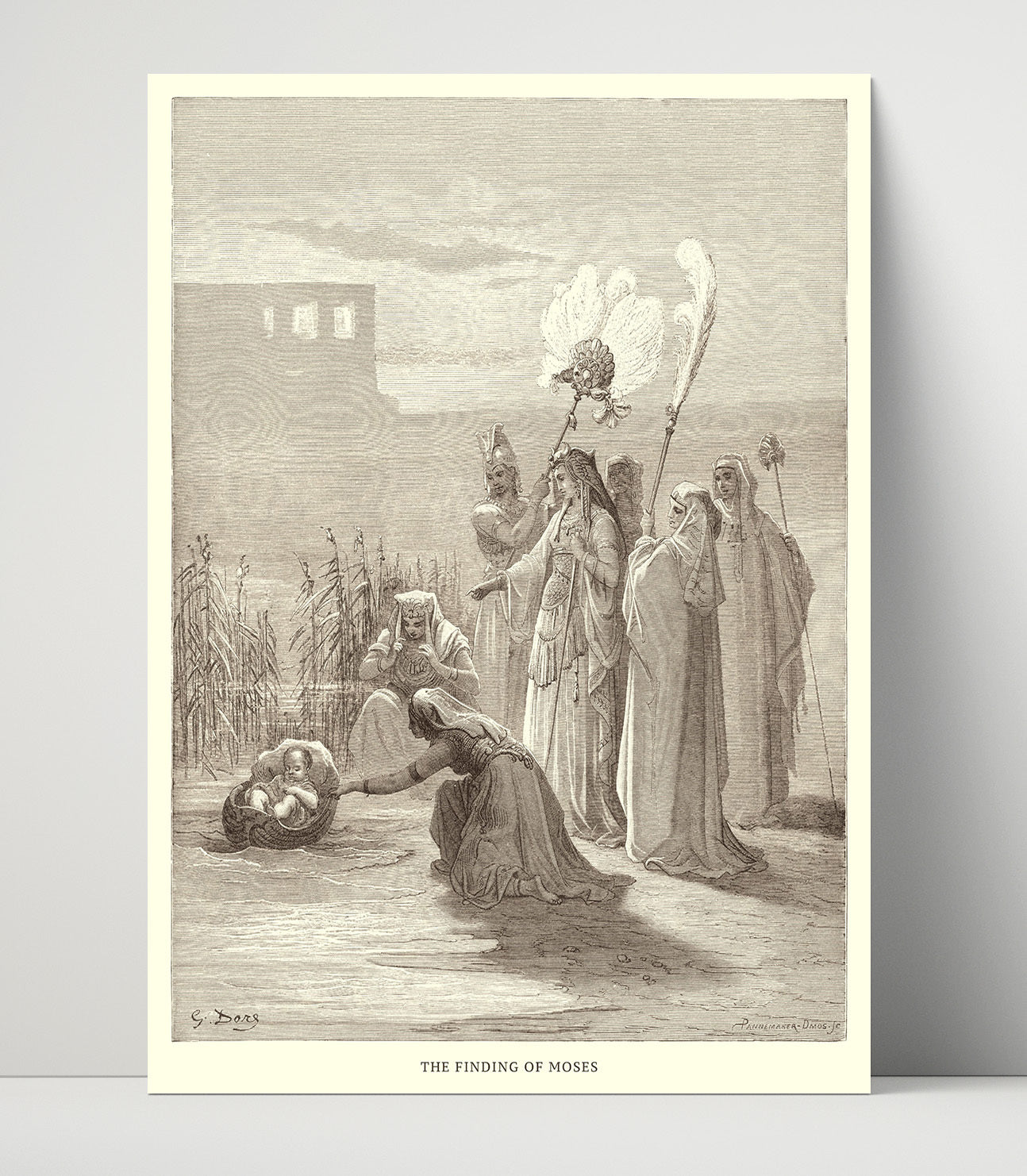 Jacob Goes to Egypt Genesis 46:1-7 Dore Bible Illustration Wall Art 16x20 Unframed Print wall art print