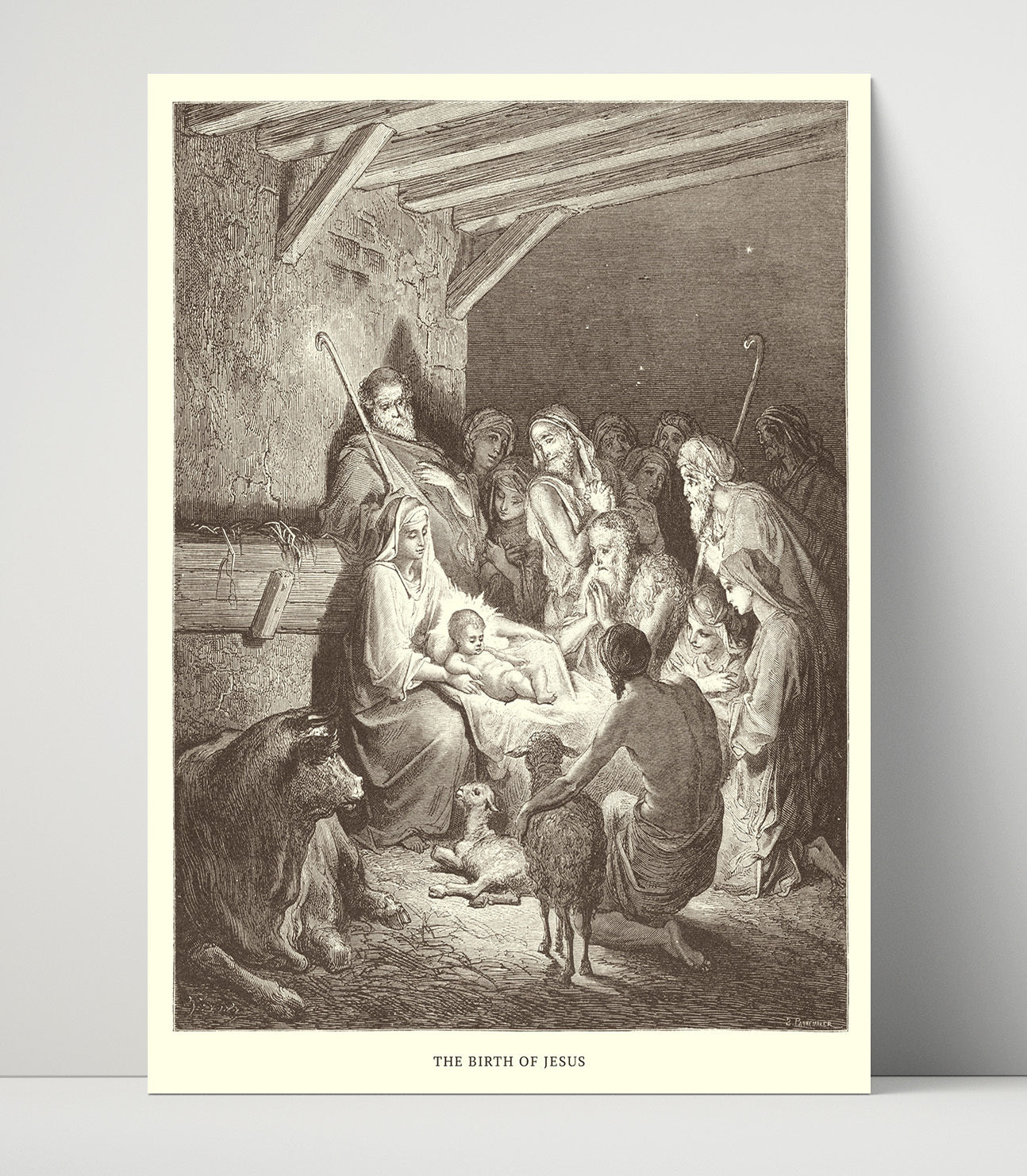 Jesus Body Is Removed from the Cross John 19:38-42 Dore Bible Illustration Wall Art 16x20 Unframed Print wall art print