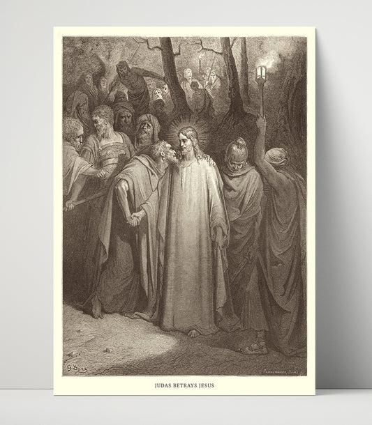 Jesus Heals a Demoniac - Mark 1:21-28 - Doré - 16x20 Unframed Print