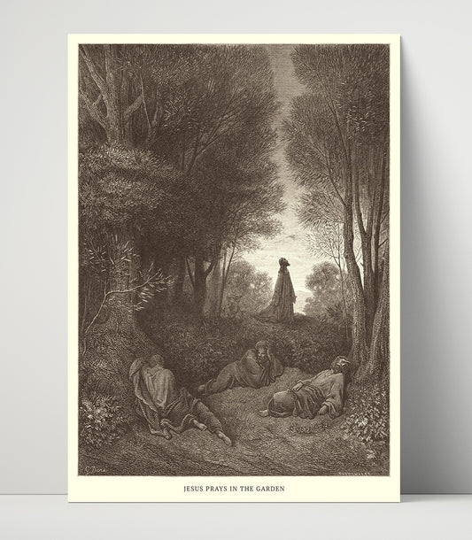 Jesus Heals the Epileptic Demoniac - Matthew 17:14-18 - Doré - 16x20 Unframed Print