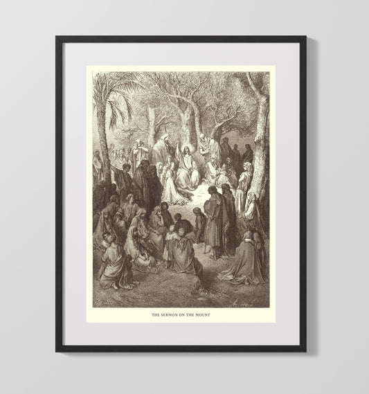 Jesus Replies About the Tribute Money - Matthew 22:15-22 - Doré - 16x20 Gallery Frame