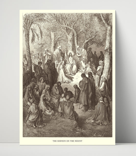Jesus Replies About the Tribute Money - Matthew 22:15-22 - Doré - 16x20 Unframed Print
