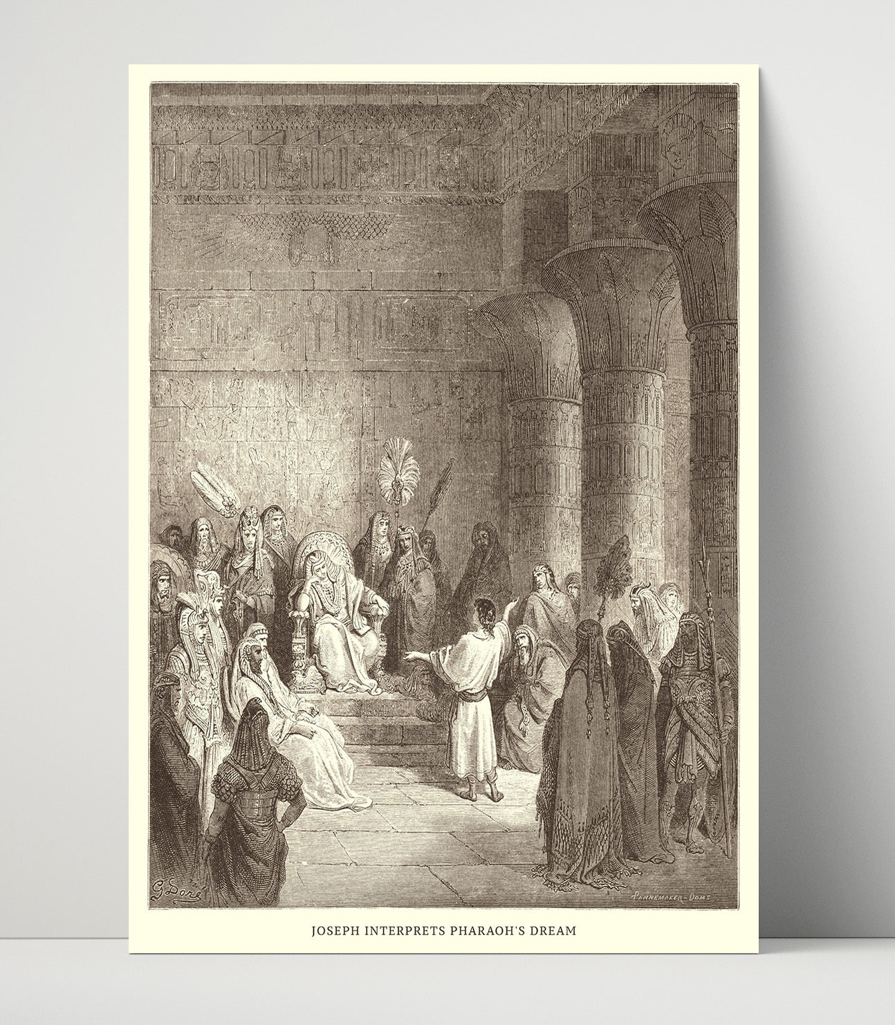Joseph Is Sold by His Brothers Genesis 37:12-36 Dore Bible Illustration Wall Art 16x20 Unframed Print wall art print