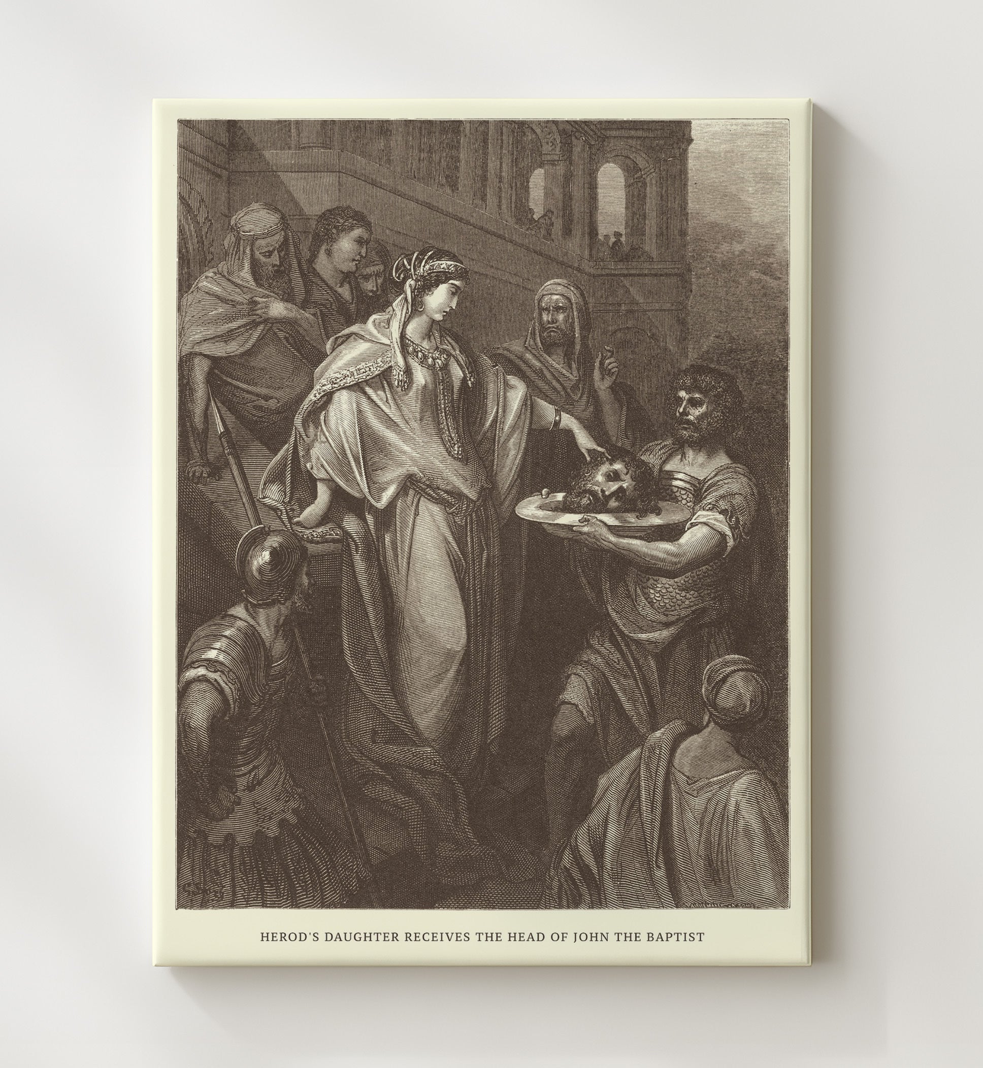 The Children of Bethlehem Are Massacred Matthew 2:16-18 Dore Bible Illustration Wall Art 20x24 Canvas wall art print
