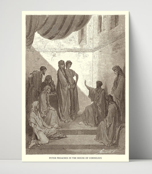 The Conversion of Saul - Acts 9:1-19 - Doré - 16x20 Unframed Print