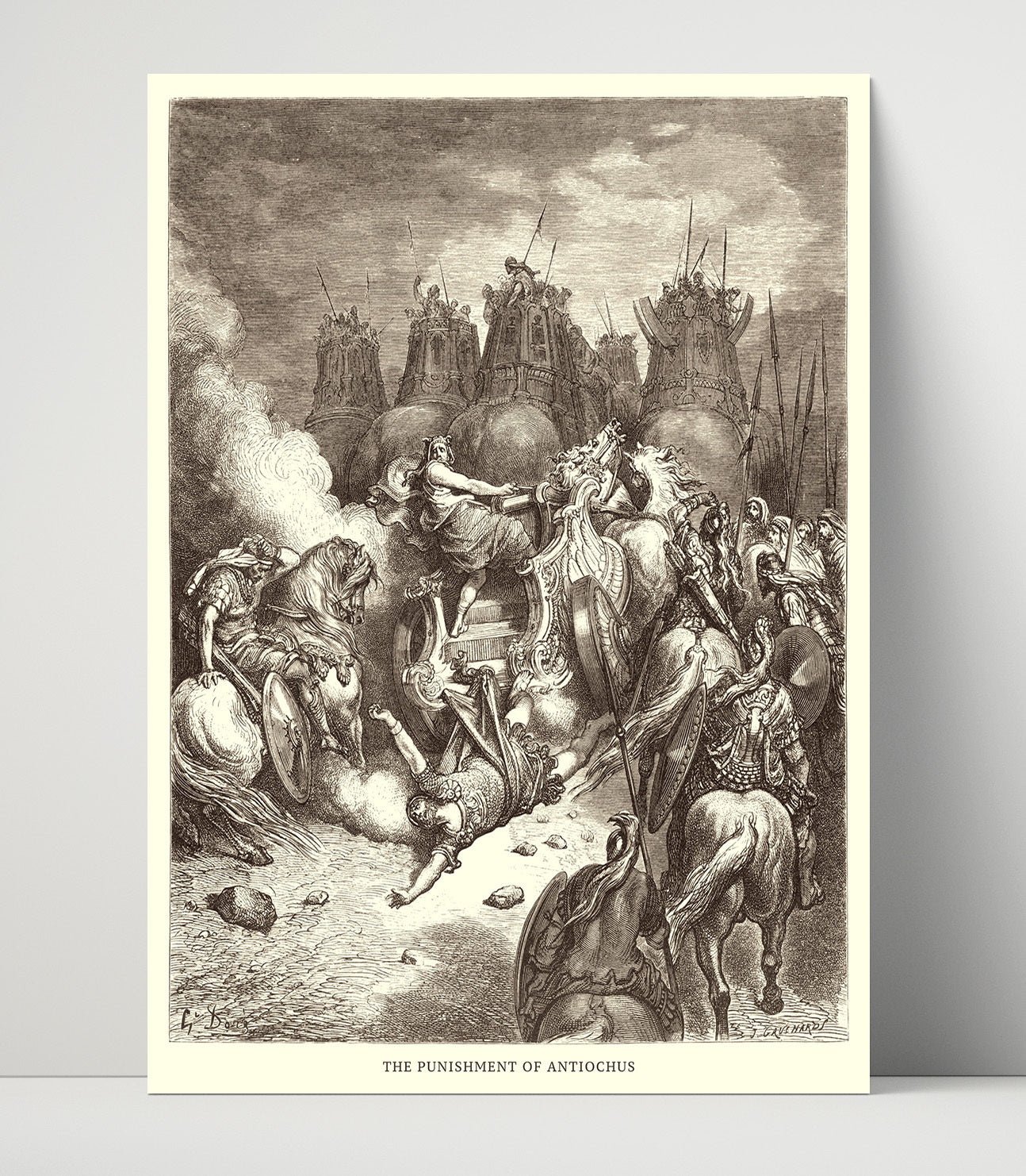 The Courage of a Mother 2 Maccabees 7 Dore Bible Illustration Wall Art 16x20 Unframed Print wall art print