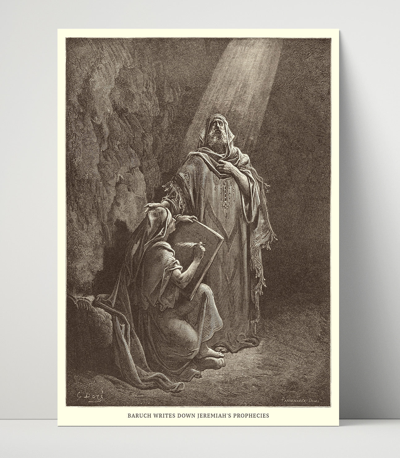 The Destruction of Leviathan Isaiah 27:1 Dore Bible Illustration Wall Art 16x20 Unframed Print wall art print