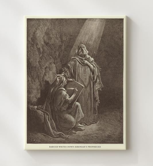 The Destruction of Leviathan - Isaiah 27:1 - Doré - 20x24 Canvas