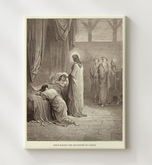 The Good Samaritan Arrives at the Inn - Luke 10:34-35 - Doré - 20x24 Canvas
