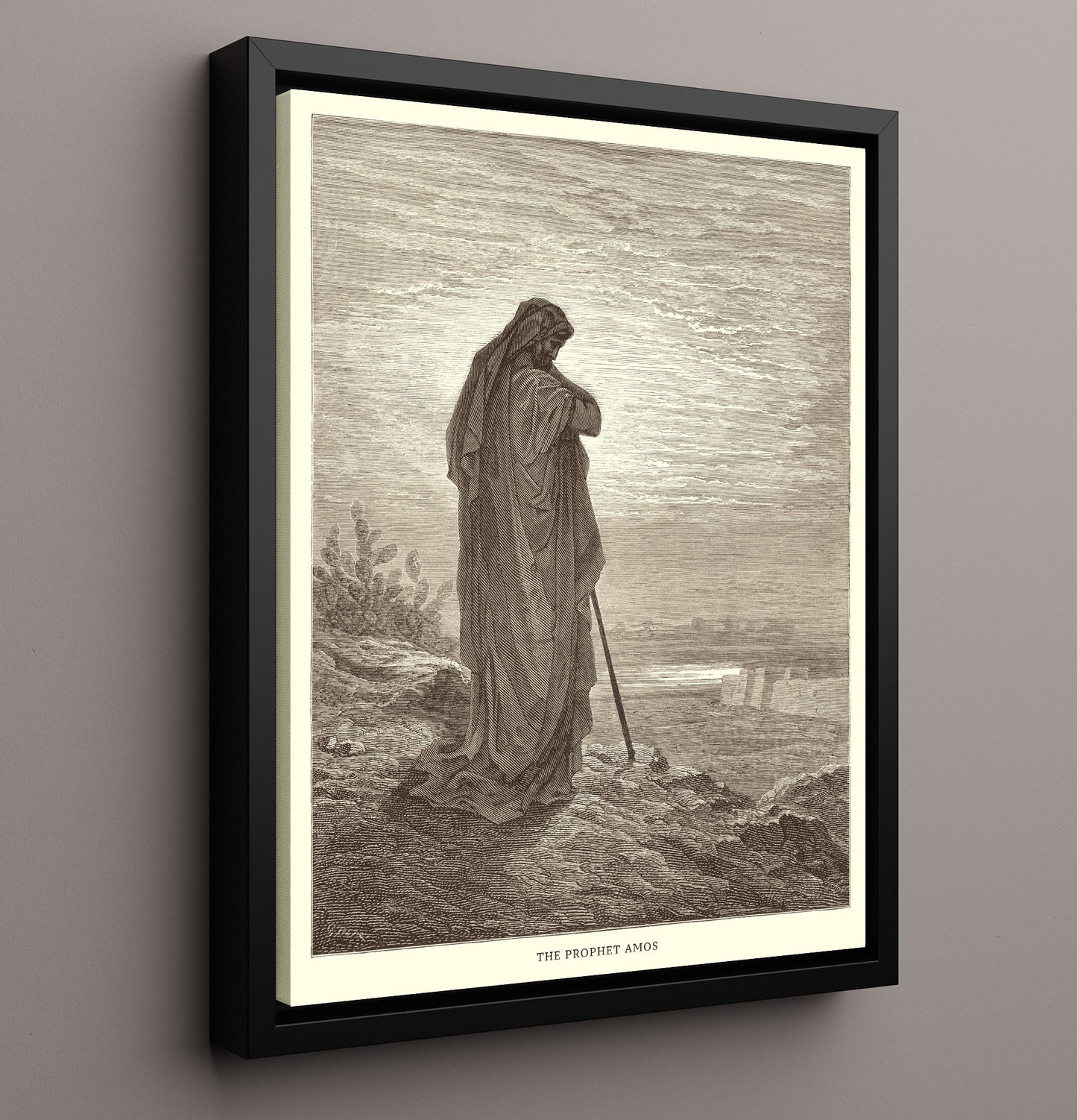 The Justification of Susanna Daniel 13 Dore Bible Illustration Wall Art 16x20 Framed Canvas wall art print