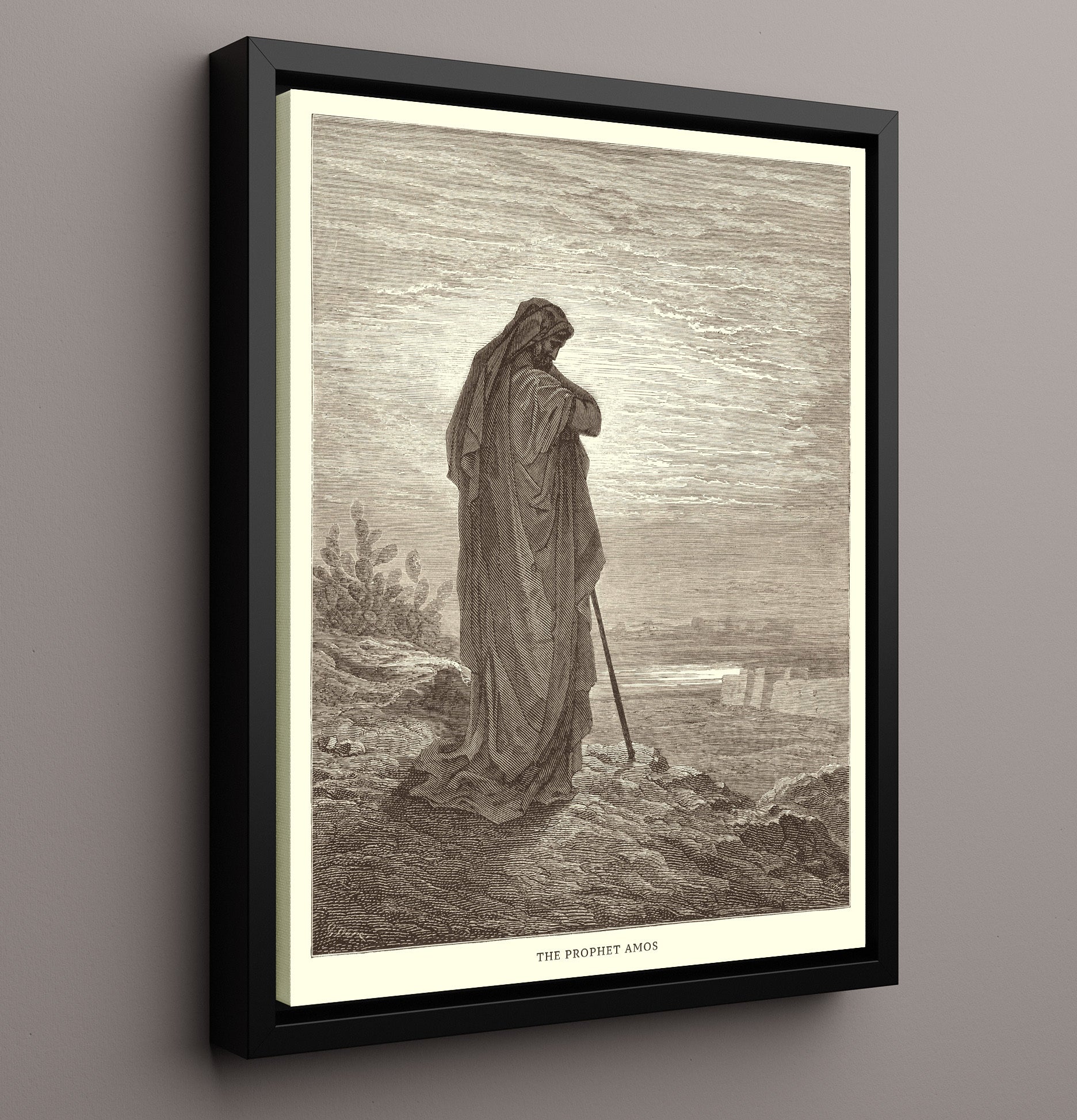 The Justification of Susanna Daniel 13 Dore Bible Illustration Wall Art 16x20 Framed Canvas wall art print
