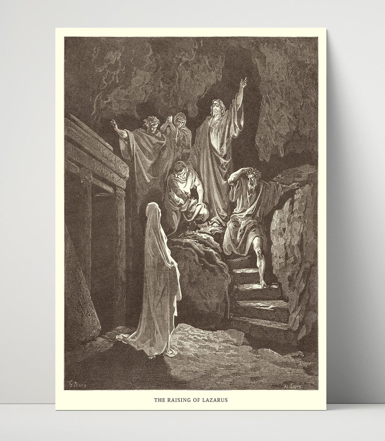 The Last Supper Matthew 26:20-30 Dore Bible Illustration Wall Art 16x20 Unframed Print wall art print