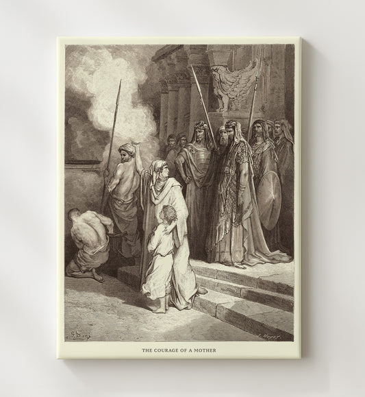 The Martyrdom of Eleazar the Scribe - 2 Maccabees 6:18-31 - Doré - 20x24 Canvas
