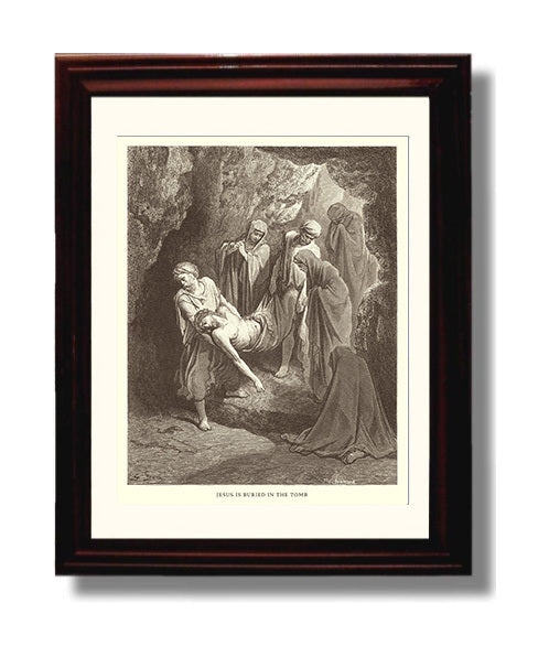 The Miraculous Catch of Fish John 21:1-14 Dore Bible Illustration Wall Art 8x10 Beveled Frame wall art print