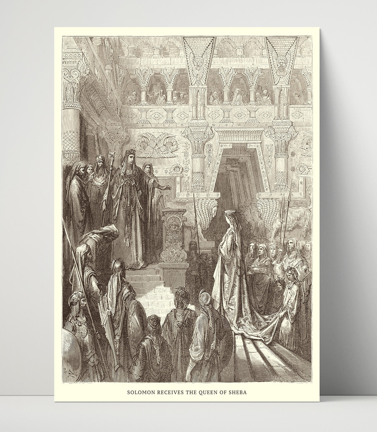 The Plague of Jerusalem 2 Samuel 24:15-17 Dore Bible Illustration Wall Art 16x20 Unframed Print wall art print