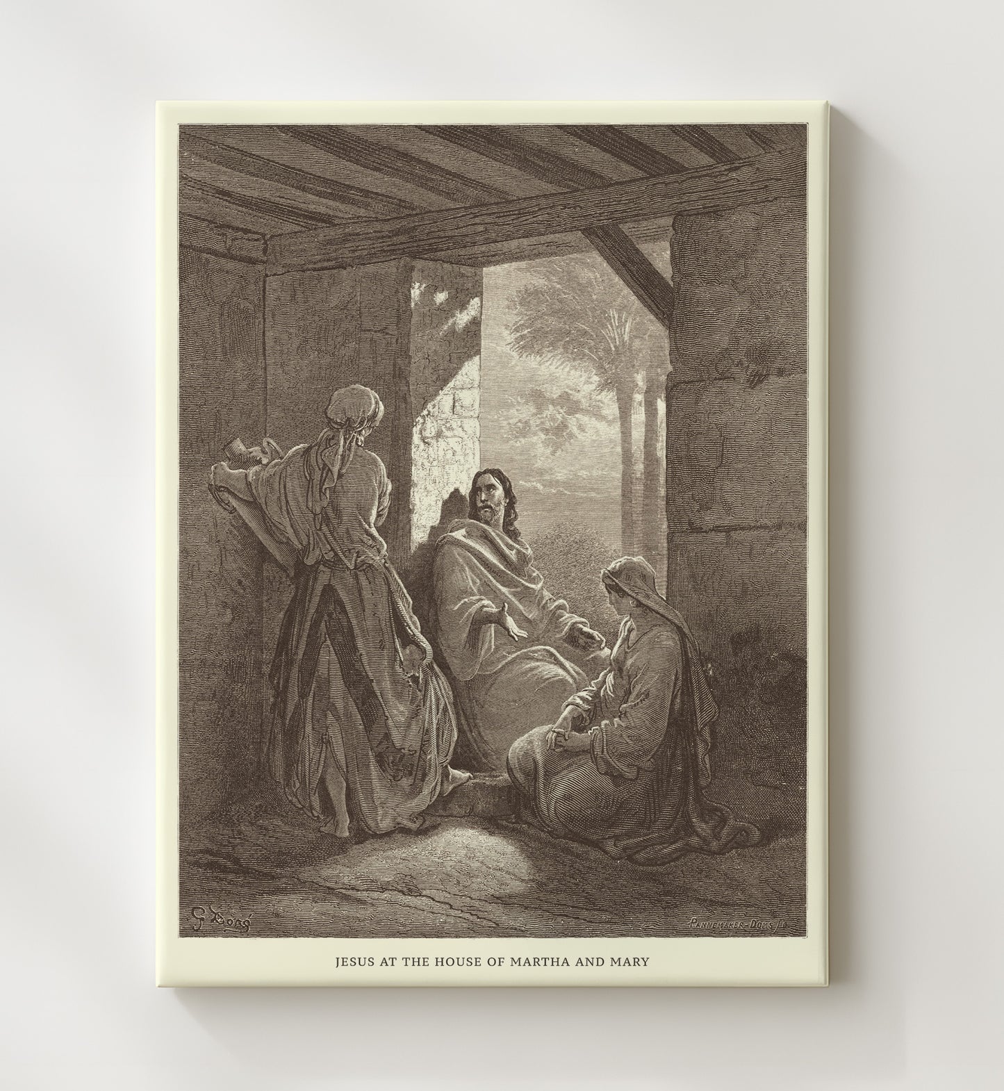 The Prodigal Son in His Fathers Arms Luke 15:11-32 Dore Bible Illustration Wall Art 20x24 Canvas wall art print
