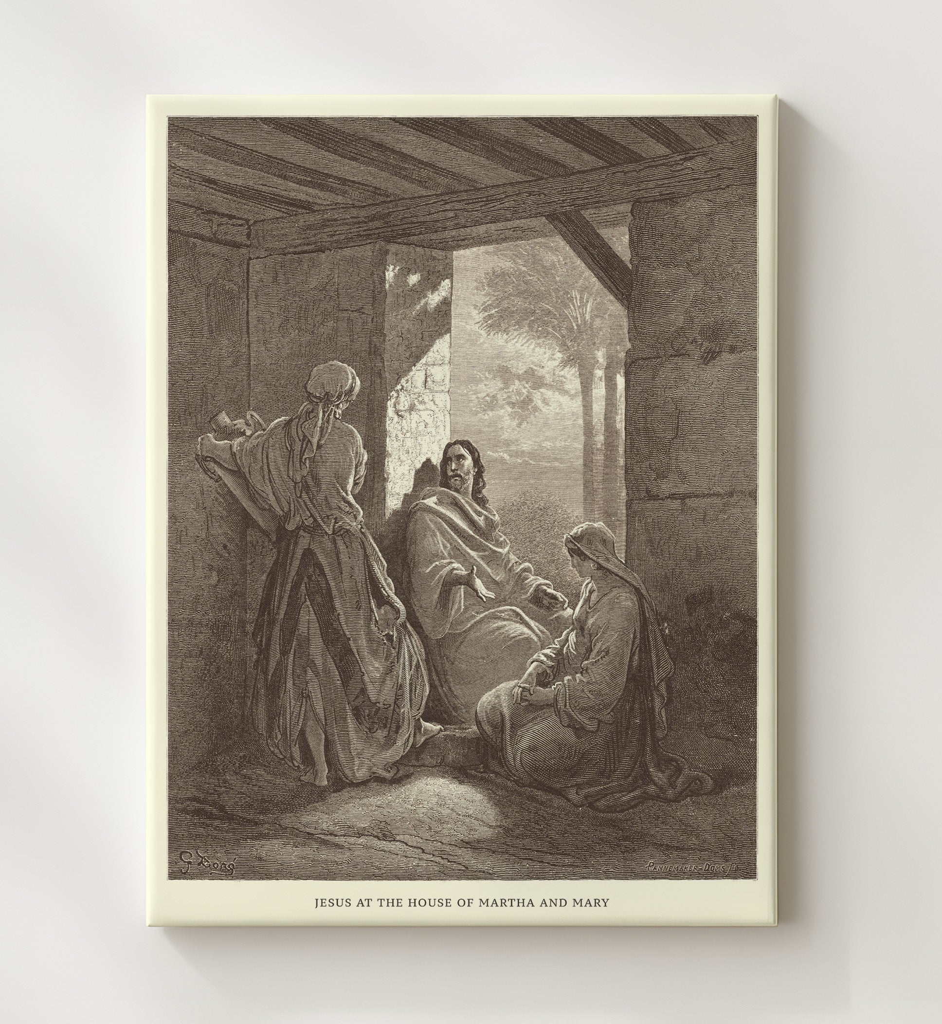 The Prodigal Son in His Fathers Arms Luke 15:11-32 Dore Bible Illustration Wall Art 20x24 Canvas wall art print