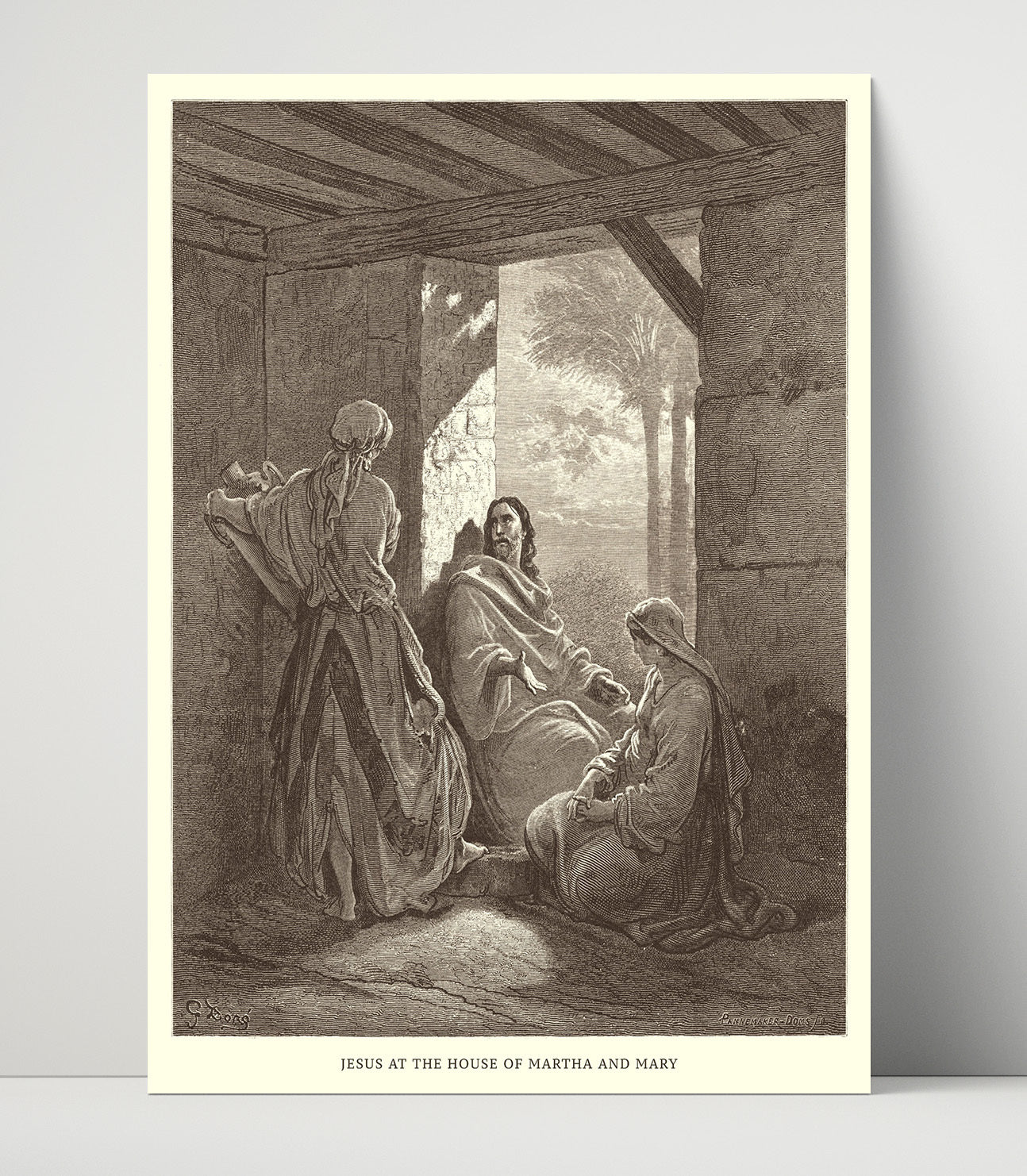 The Prodigal Son in His Fathers Arms Luke 15:11-32 Dore Bible Illustration Wall Art 16x20 Unframed Print wall art print